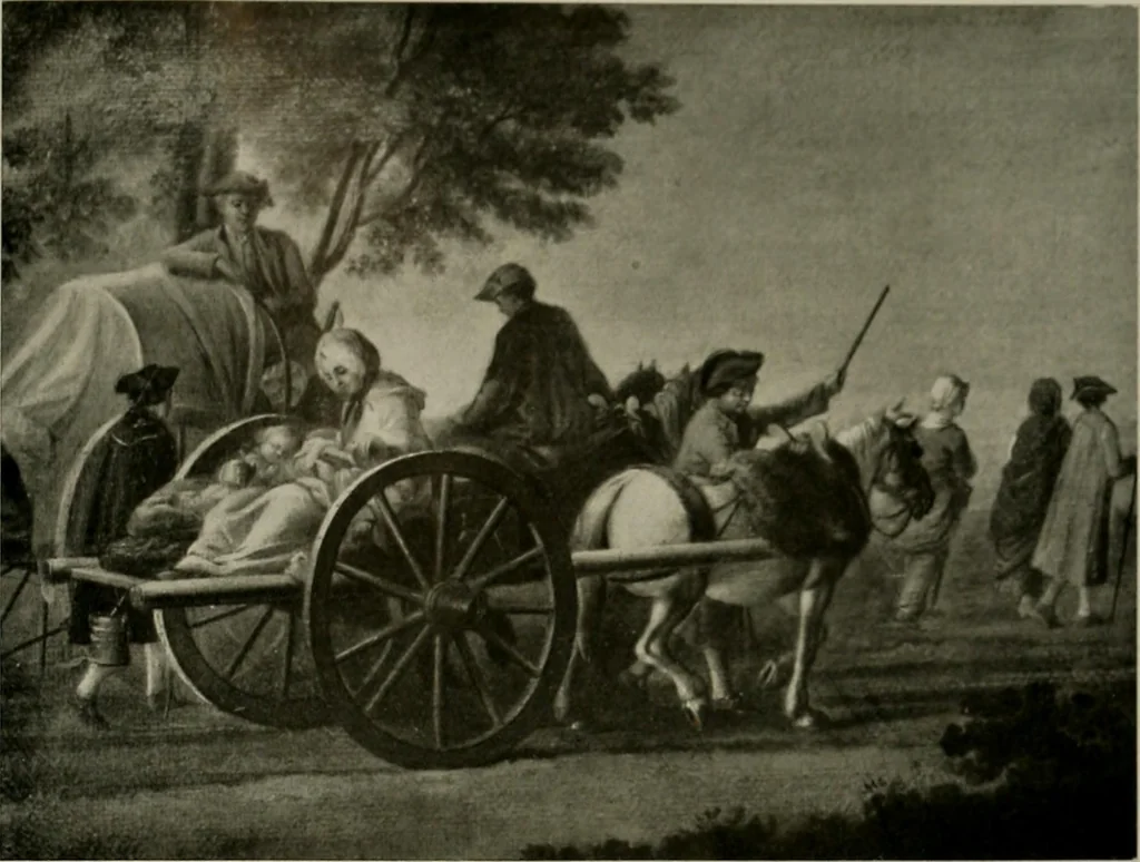 An illustration from Deutsches barock und rokoko : herausgegeben im anschluss an die Jahrhundert-ausstellung deutscher kunst 1650-1800, Darmstadt, 1914, 1914, leaf 223