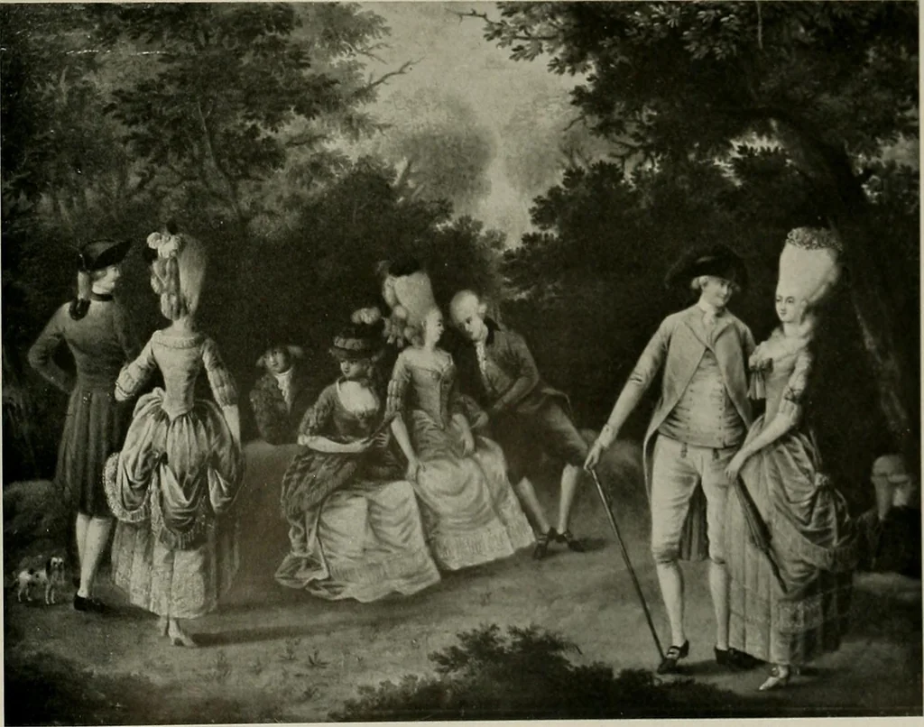 An illustration from Deutsches barock und rokoko : herausgegeben im anschluss an die Jahrhundert-ausstellung deutscher kunst 1650-1800, Darmstadt, 1914, 1914, leaf 223