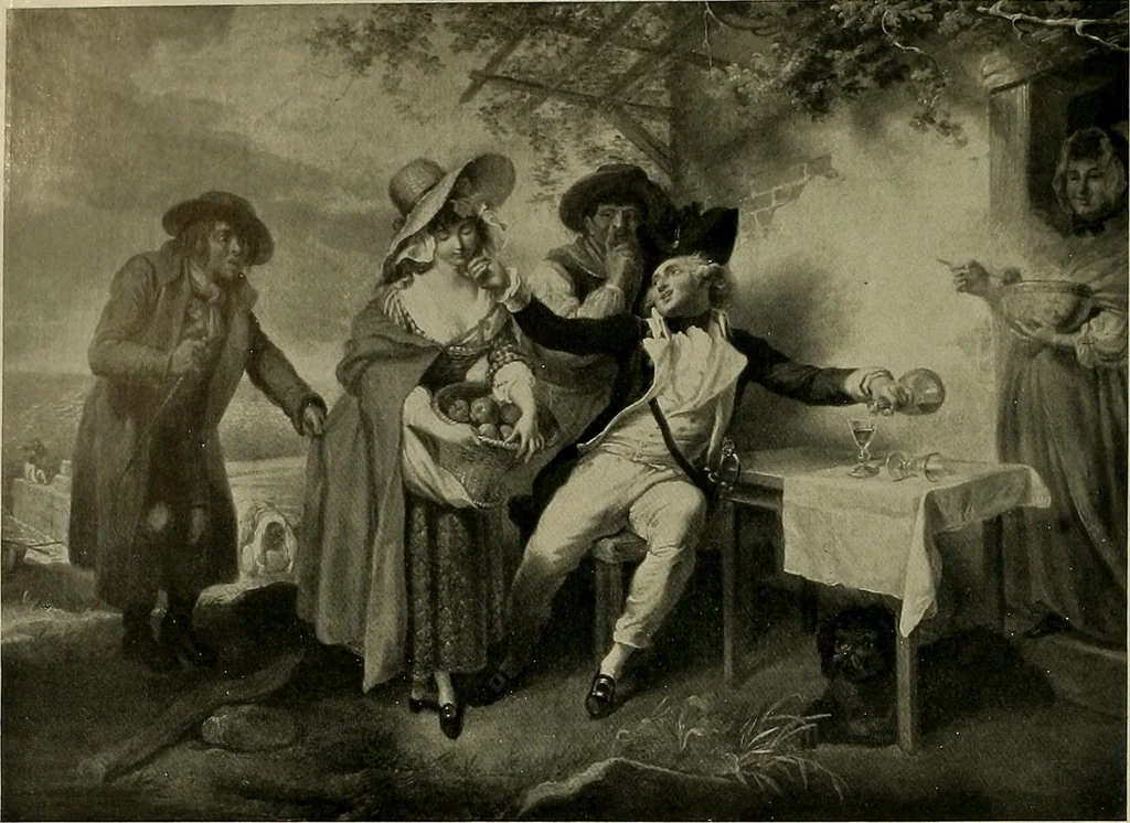 An illustration from Deutsches barock und rokoko : herausgegeben im anschluss an die Jahrhundert-ausstellung deutscher kunst 1650-1800, Darmstadt, 1914, 1914, leaf 224