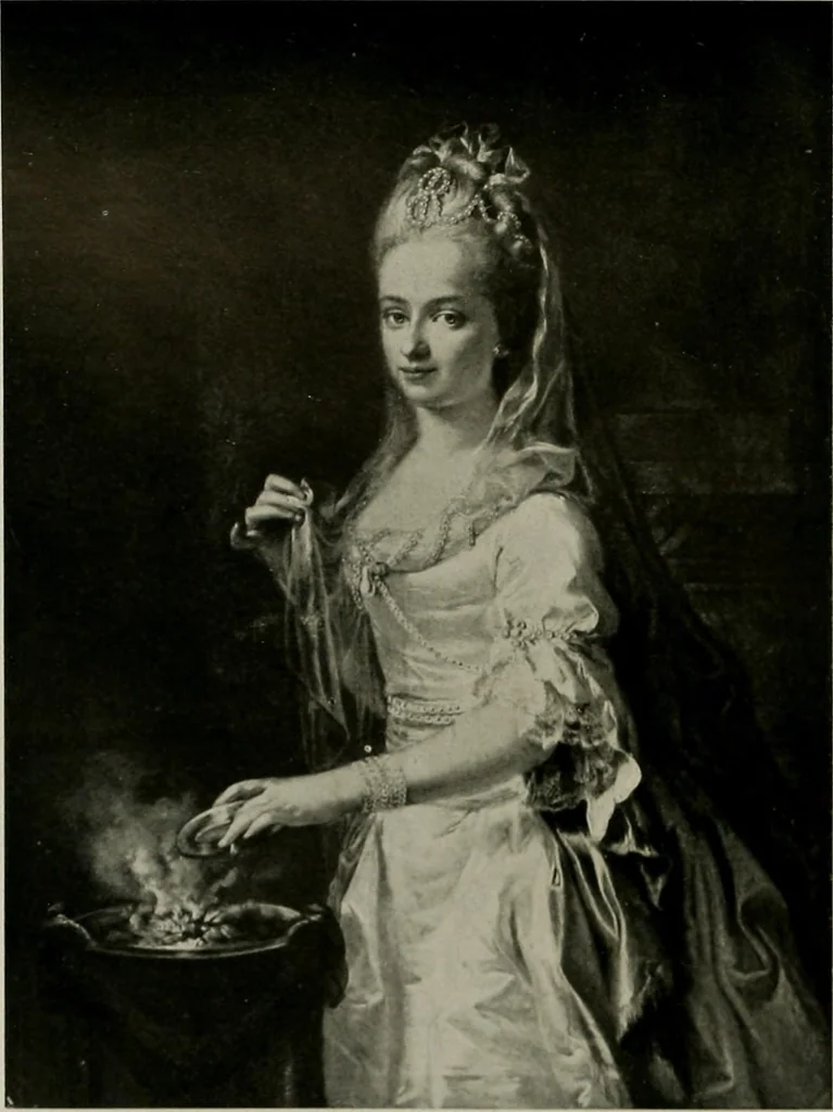 An illustration from Deutsches barock und rokoko : herausgegeben im anschluss an die Jahrhundert-ausstellung deutscher kunst 1650-1800, Darmstadt, 1914, 1914, leaf 237