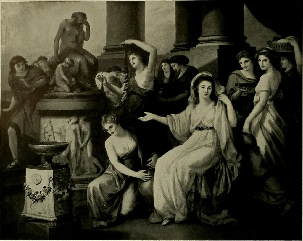 An illustration from Deutsches barock und rokoko : herausgegeben im anschluss an die Jahrhundert-ausstellung deutscher kunst 1650-1800, Darmstadt, 1914, 1914, leaf 238