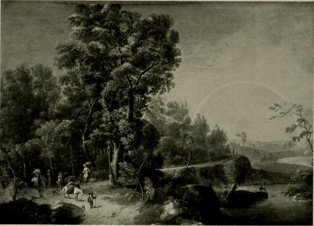 An illustration from Deutsches barock und rokoko : herausgegeben im anschluss an die Jahrhundert-ausstellung deutscher kunst 1650-1800, Darmstadt, 1914, 1914, leaf 263
