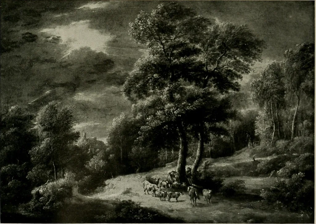 An illustration from Deutsches barock und rokoko : herausgegeben im anschluss an die Jahrhundert-ausstellung deutscher kunst 1650-1800, Darmstadt, 1914, 1914, leaf 263