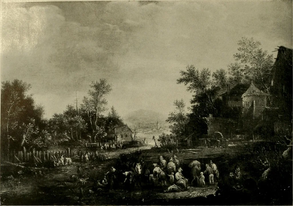An illustration from Deutsches barock und rokoko : herausgegeben im anschluss an die Jahrhundert-ausstellung deutscher kunst 1650-1800, Darmstadt, 1914, 1914, leaf 264