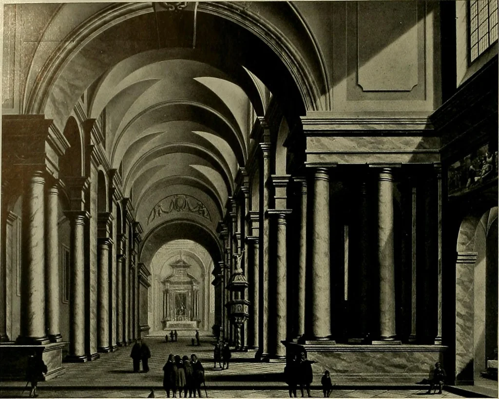 An illustration from Deutsches barock und rokoko : herausgegeben im anschluss an die Jahrhundert-ausstellung deutscher kunst 1650-1800, Darmstadt, 1914, 1914, leaf 268