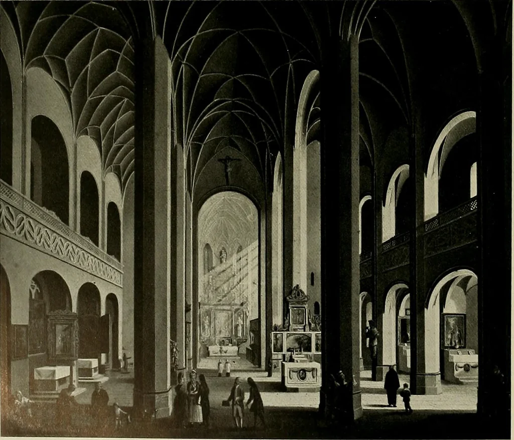 An illustration from Deutsches barock und rokoko : herausgegeben im anschluss an die Jahrhundert-ausstellung deutscher kunst 1650-1800, Darmstadt, 1914, 1914, leaf 268