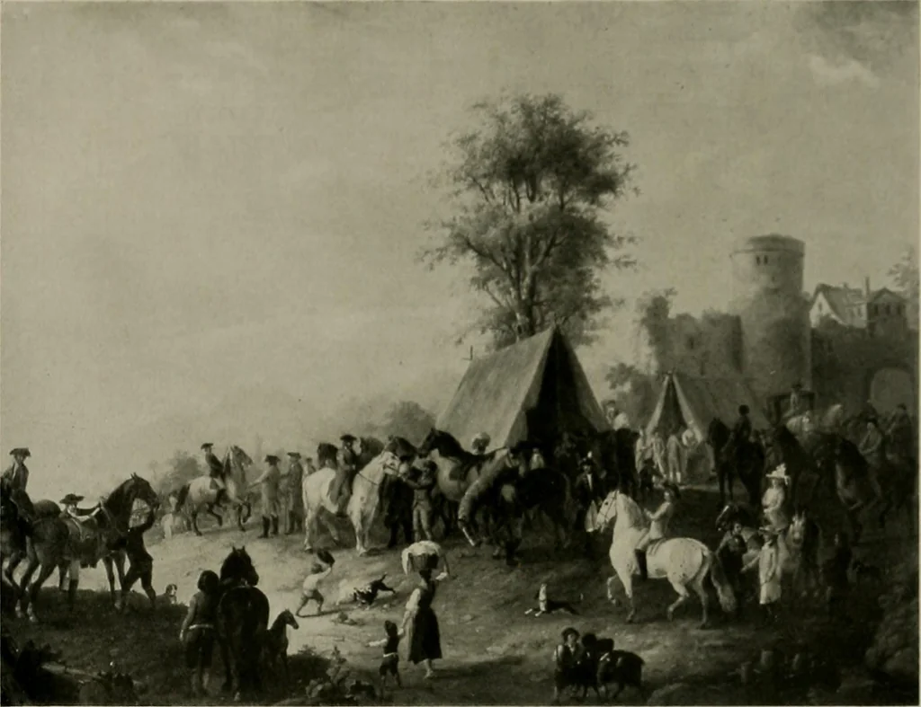 An illustration from Deutsches barock und rokoko : herausgegeben im anschluss an die Jahrhundert-ausstellung deutscher kunst 1650-1800, Darmstadt, 1914, 1914, leaf 273