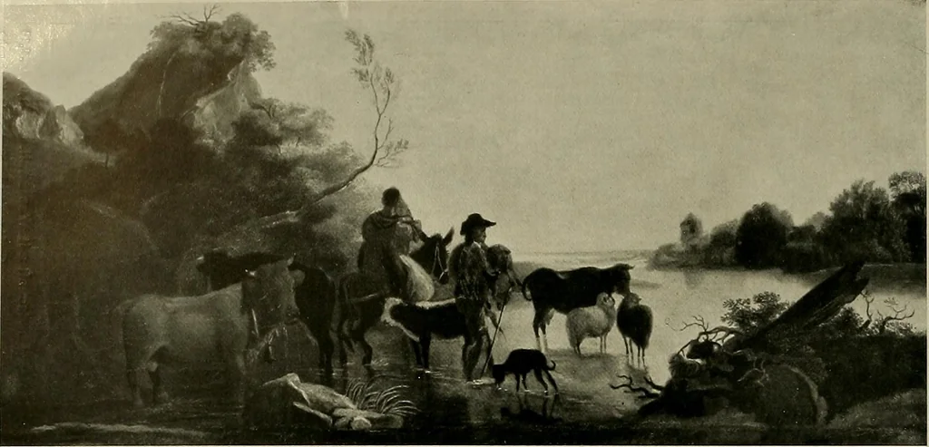 An illustration from Deutsches barock und rokoko : herausgegeben im anschluss an die Jahrhundert-ausstellung deutscher kunst 1650-1800, Darmstadt, 1914, 1914, leaf 282