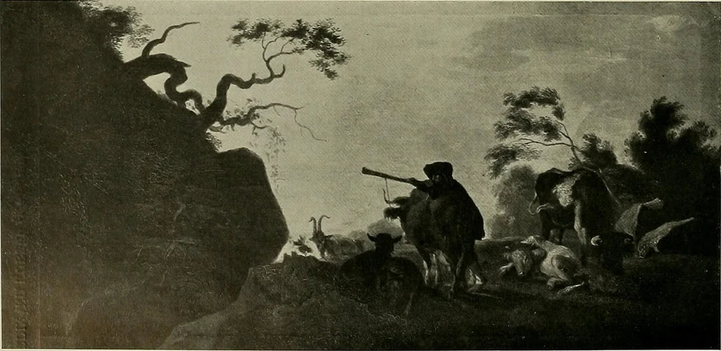 An illustration from Deutsches barock und rokoko : herausgegeben im anschluss an die Jahrhundert-ausstellung deutscher kunst 1650-1800, Darmstadt, 1914, 1914, leaf 282