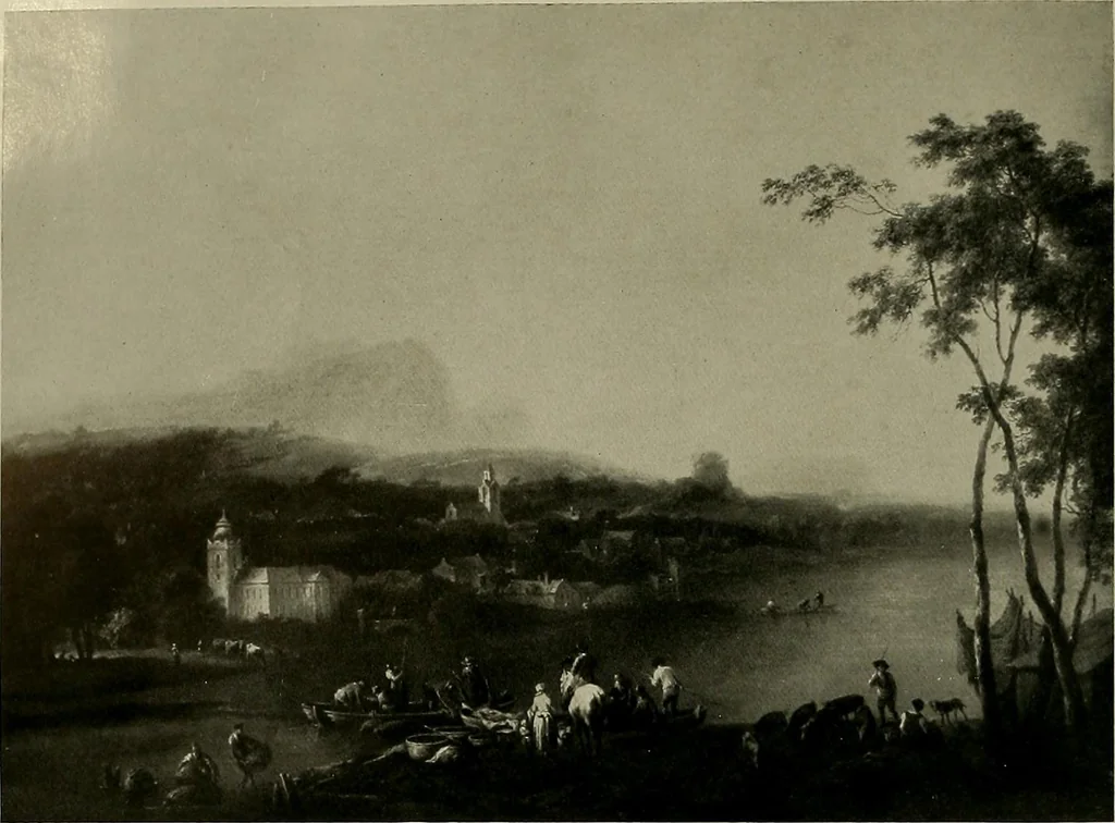 An illustration from Deutsches barock und rokoko : herausgegeben im anschluss an die Jahrhundert-ausstellung deutscher kunst 1650-1800, Darmstadt, 1914, 1914, leaf 294