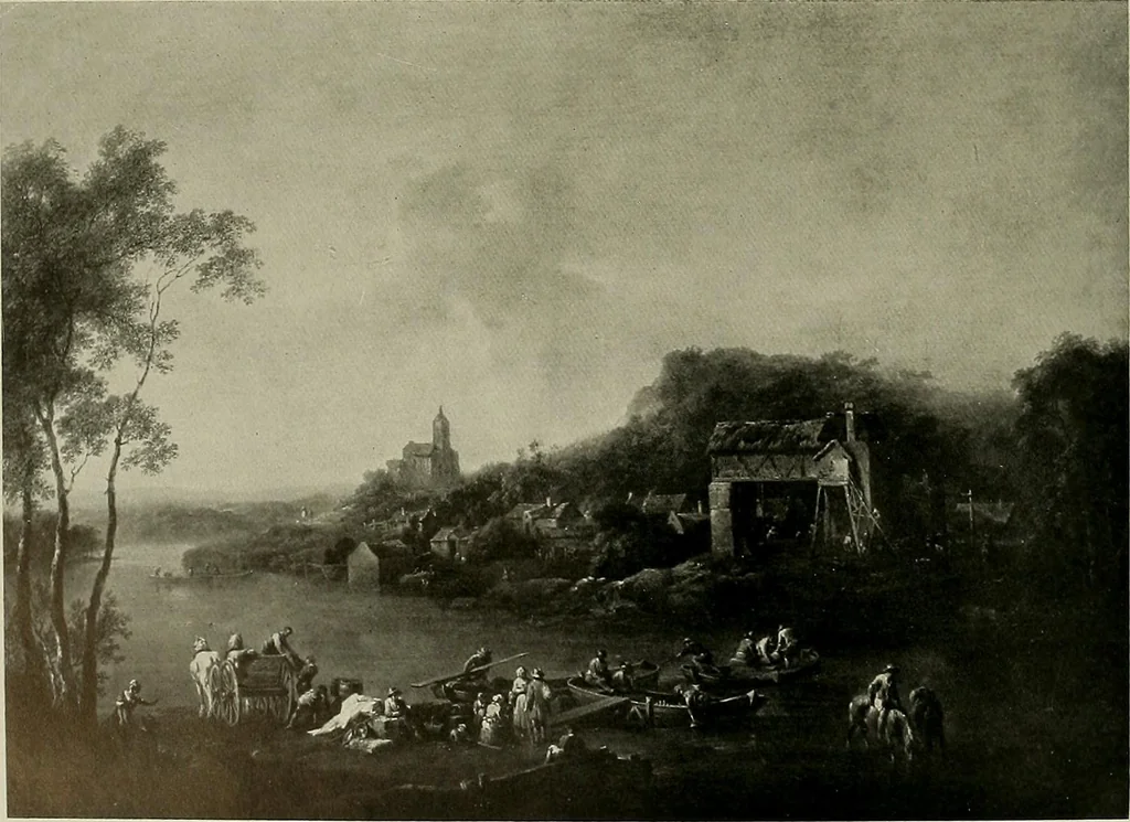 An illustration from Deutsches barock und rokoko : herausgegeben im anschluss an die Jahrhundert-ausstellung deutscher kunst 1650-1800, Darmstadt, 1914, 1914, leaf 294