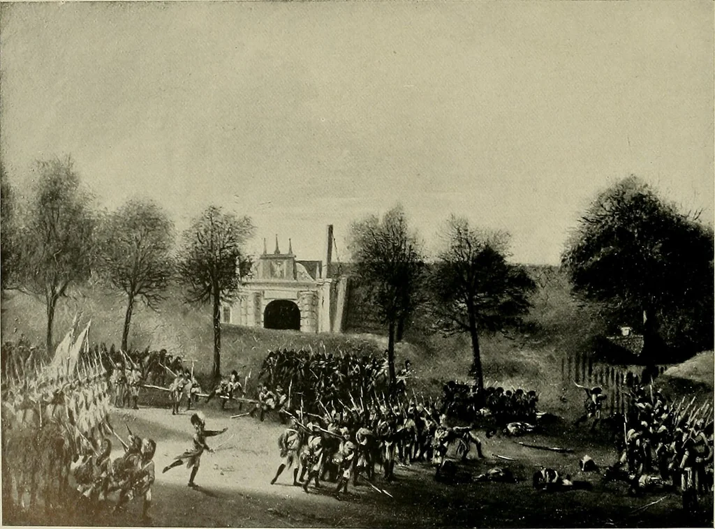 An illustration from Deutsches barock und rokoko : herausgegeben im anschluss an die Jahrhundert-ausstellung deutscher kunst 1650-1800, Darmstadt, 1914, 1914, leaf 298