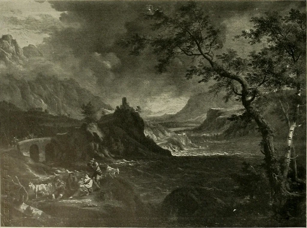 An illustration from Deutsches barock und rokoko : herausgegeben im anschluss an die Jahrhundert-ausstellung deutscher kunst 1650-1800, Darmstadt, 1914, 1914, leaf 312