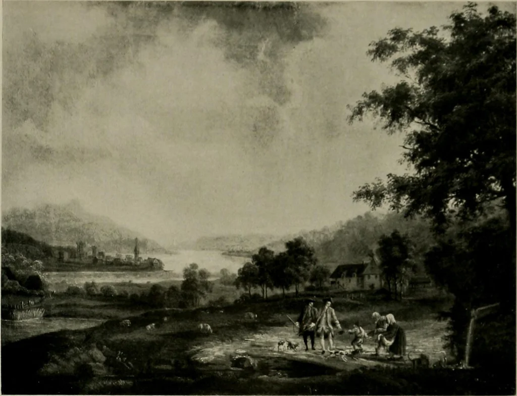 An illustration from Deutsches barock und rokoko : herausgegeben im anschluss an die Jahrhundert-ausstellung deutscher kunst 1650-1800, Darmstadt, 1914, 1914, leaf 315