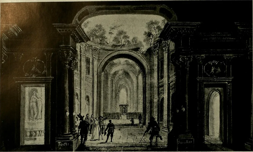 An illustration from Deutsches barock und rokoko : herausgegeben im anschluss an die Jahrhundert-ausstellung deutscher kunst 1650-1800, Darmstadt, 1914, 1914, leaf 316