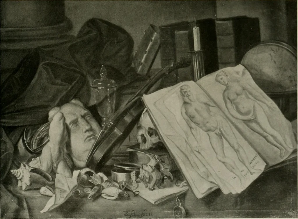 An illustration from Deutsches barock und rokoko : herausgegeben im anschluss an die Jahrhundert-ausstellung deutscher kunst 1650-1800, Darmstadt, 1914, 1914, leaf 323