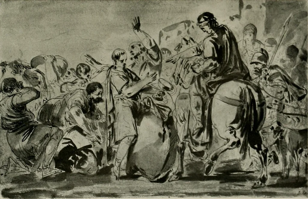 An illustration from Deutsches barock und rokoko : herausgegeben im anschluss an die Jahrhundert-ausstellung deutscher kunst 1650-1800, Darmstadt, 1914, 1914, leaf 337