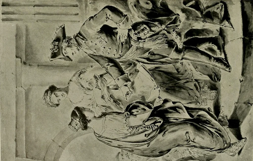 An illustration from Deutsches barock und rokoko : herausgegeben im anschluss an die Jahrhundert-ausstellung deutscher kunst 1650-1800, Darmstadt, 1914, 1914, leaf 338