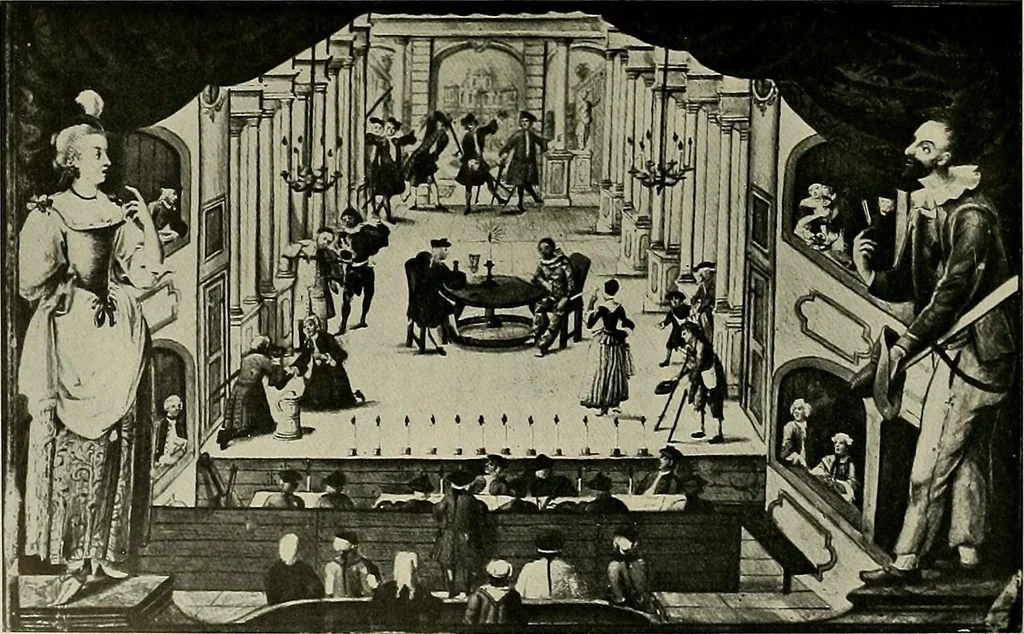 An illustration from Deutsches barock und rokoko : herausgegeben im anschluss an die Jahrhundert-ausstellung deutscher kunst 1650-1800, Darmstadt, 1914, 1914, leaf 342