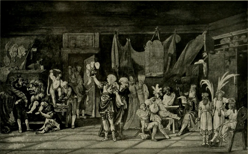 An illustration from Deutsches barock und rokoko : herausgegeben im anschluss an die Jahrhundert-ausstellung deutscher kunst 1650-1800, Darmstadt, 1914, 1914, leaf 347