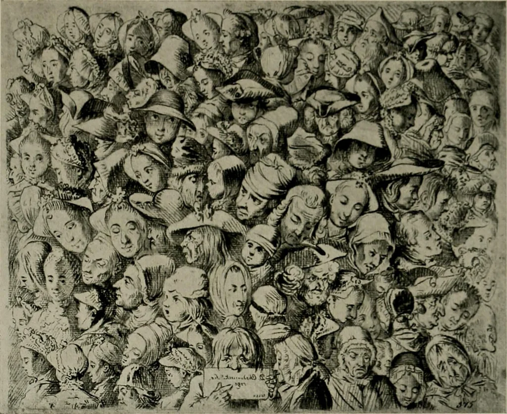 An illustration from Deutsches barock und rokoko : herausgegeben im anschluss an die Jahrhundert-ausstellung deutscher kunst 1650-1800, Darmstadt, 1914, 1914, leaf 351
