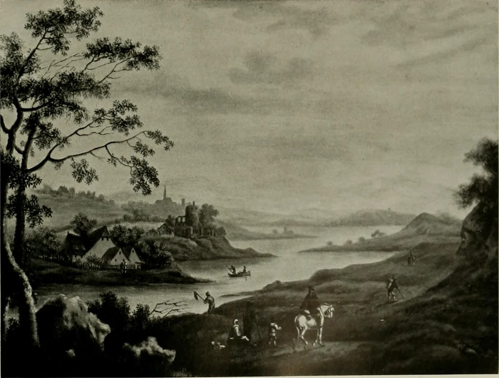 An illustration from Deutsches barock und rokoko : herausgegeben im anschluss an die Jahrhundert-ausstellung deutscher kunst 1650-1800, Darmstadt, 1914, 1914, leaf 365