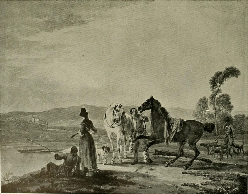 An illustration from Deutsches barock und rokoko : herausgegeben im anschluss an die Jahrhundert-ausstellung deutscher kunst 1650-1800, Darmstadt, 1914, 1914, leaf 374