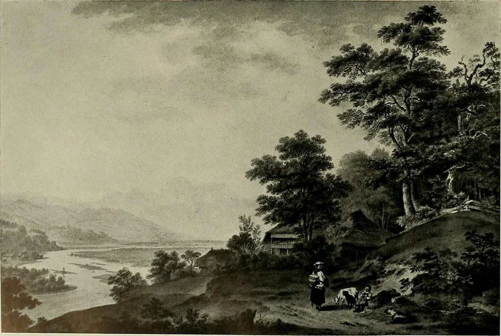 An illustration from Deutsches barock und rokoko : herausgegeben im anschluss an die Jahrhundert-ausstellung deutscher kunst 1650-1800, Darmstadt, 1914, 1914, leaf 376
