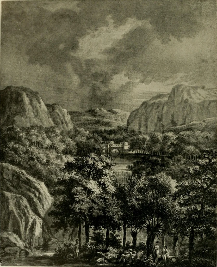 An illustration from Deutsches barock und rokoko : herausgegeben im anschluss an die Jahrhundert-ausstellung deutscher kunst 1650-1800, Darmstadt, 1914, 1914, leaf 378