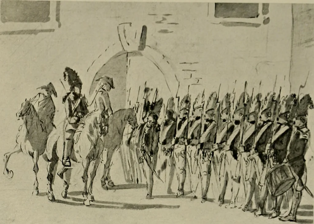 An illustration from Deutsches barock und rokoko : herausgegeben im anschluss an die Jahrhundert-ausstellung deutscher kunst 1650-1800, Darmstadt, 1914, 1914, leaf 383
