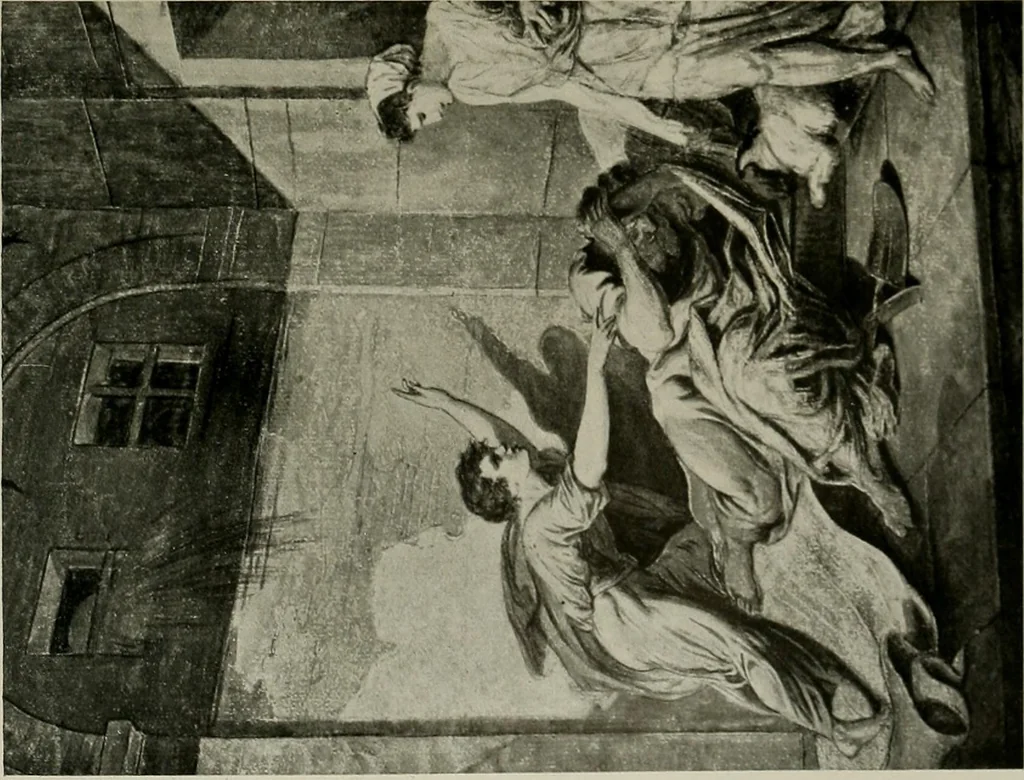 An illustration from Deutsches barock und rokoko : herausgegeben im anschluss an die Jahrhundert-ausstellung deutscher kunst 1650-1800, Darmstadt, 1914, 1914, leaf 387