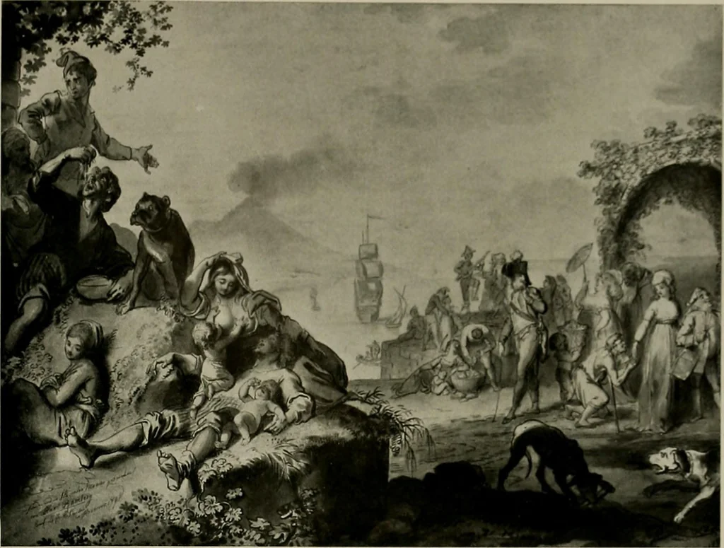 An illustration from Deutsches barock und rokoko : herausgegeben im anschluss an die Jahrhundert-ausstellung deutscher kunst 1650-1800, Darmstadt, 1914, 1914, leaf 389