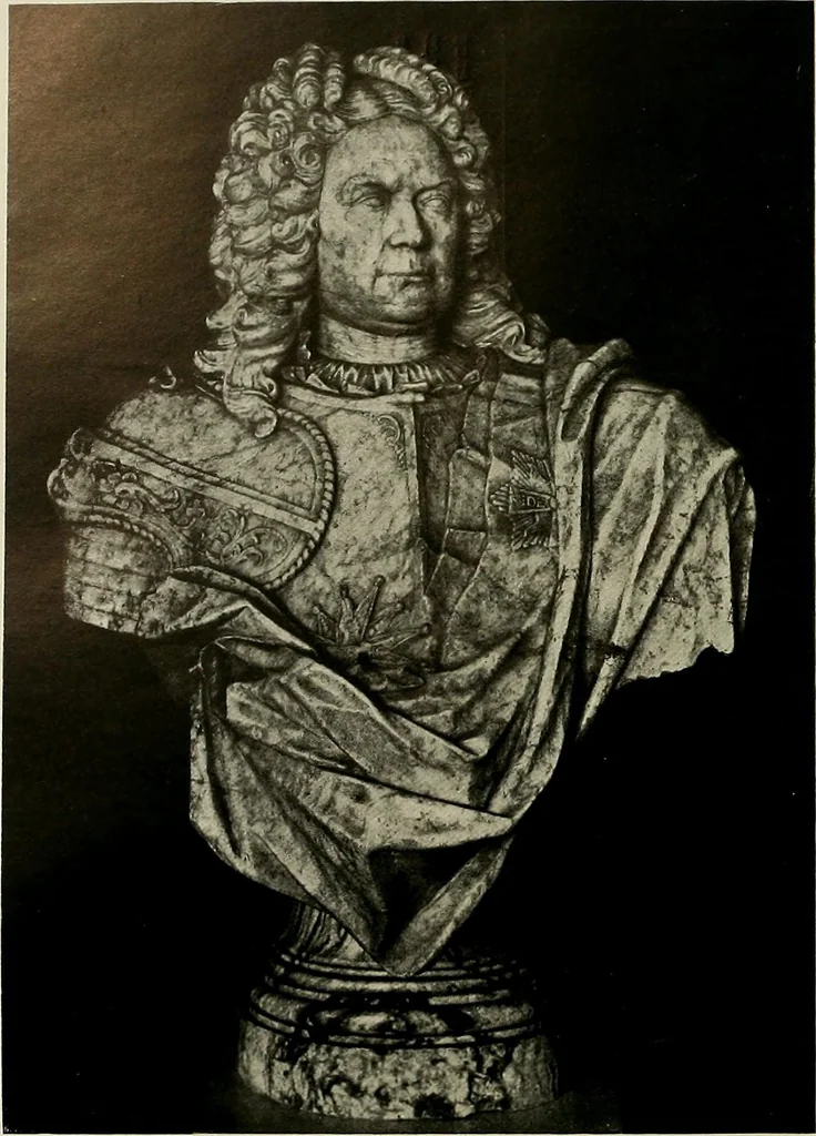 An illustration from Deutsches barock und rokoko : herausgegeben im anschluss an die Jahrhundert-ausstellung deutscher kunst 1650-1800, Darmstadt, 1914, 1914, leaf 398