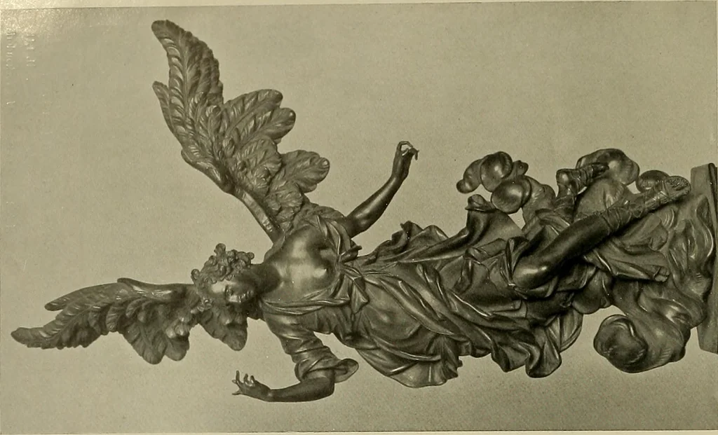 An illustration from Deutsches barock und rokoko : herausgegeben im anschluss an die Jahrhundert-ausstellung deutscher kunst 1650-1800, Darmstadt, 1914, 1914, leaf 406