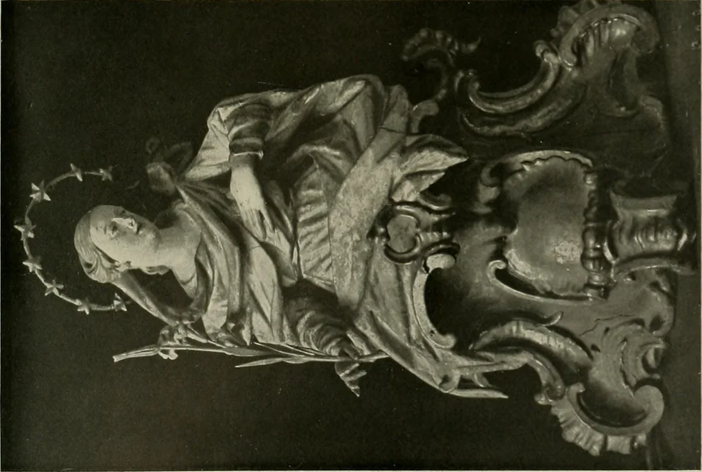 An illustration from Deutsches barock und rokoko : herausgegeben im anschluss an die Jahrhundert-ausstellung deutscher kunst 1650-1800, Darmstadt, 1914, 1914, leaf 409