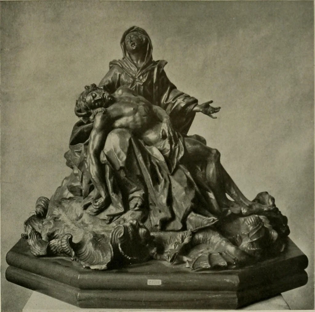 An illustration from Deutsches barock und rokoko : herausgegeben im anschluss an die Jahrhundert-ausstellung deutscher kunst 1650-1800, Darmstadt, 1914, 1914, leaf 421