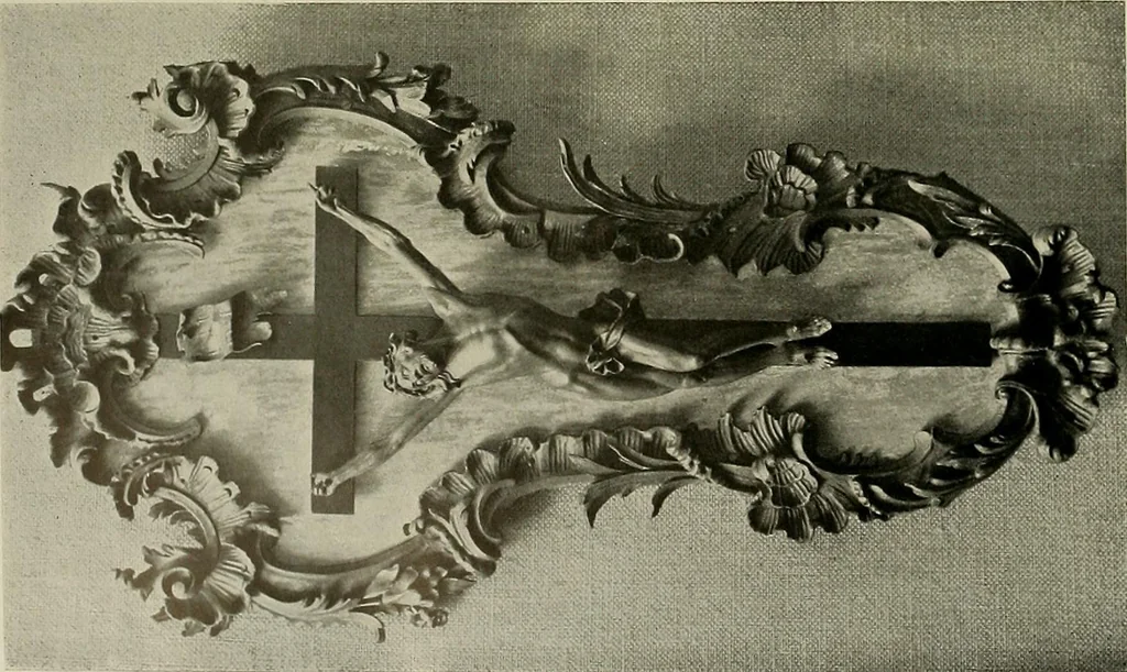 An illustration from Deutsches barock und rokoko : herausgegeben im anschluss an die Jahrhundert-ausstellung deutscher kunst 1650-1800, Darmstadt, 1914, 1914, leaf 422