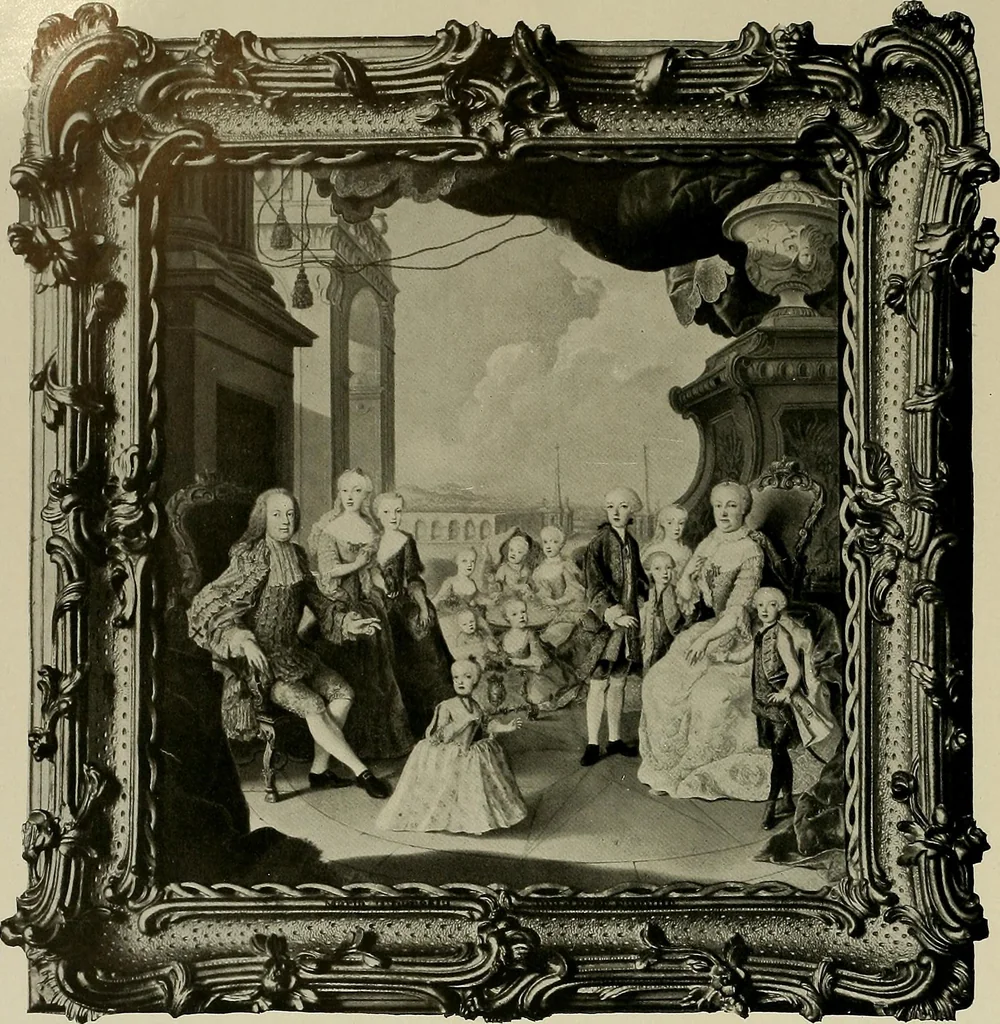 An illustration from Deutsches barock und rokoko : herausgegeben im anschluss an die Jahrhundert-ausstellung deutscher kunst 1650-1800, Darmstadt, 1914, 1914, leaf 450