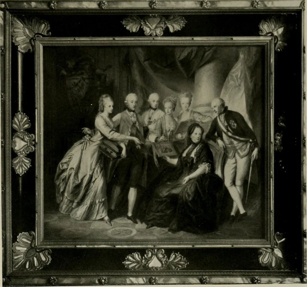 An illustration from Deutsches barock und rokoko : herausgegeben im anschluss an die Jahrhundert-ausstellung deutscher kunst 1650-1800, Darmstadt, 1914, 1914, leaf 473