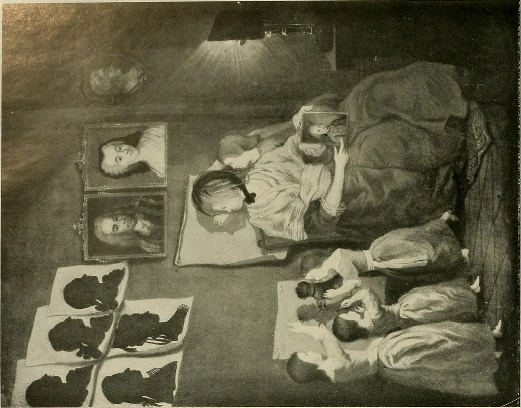 An illustration from Deutsches barock und rokoko : herausgegeben im anschluss an die Jahrhundert-ausstellung deutscher kunst 1650-1800, Darmstadt, 1914, 1914, leaf 488