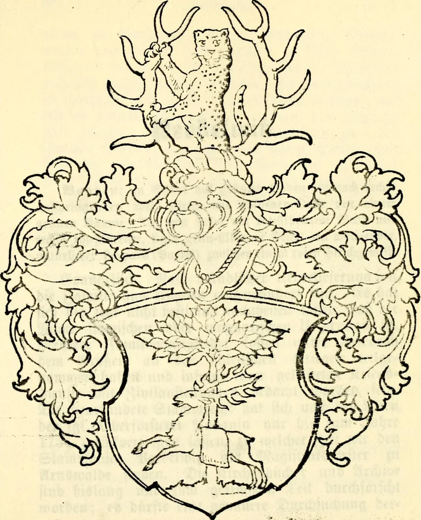 An illustration from Deutsches Geschlechterbuch (Genealogisches Handbuch bürgerlicher Familien.), 1889, leaf 305