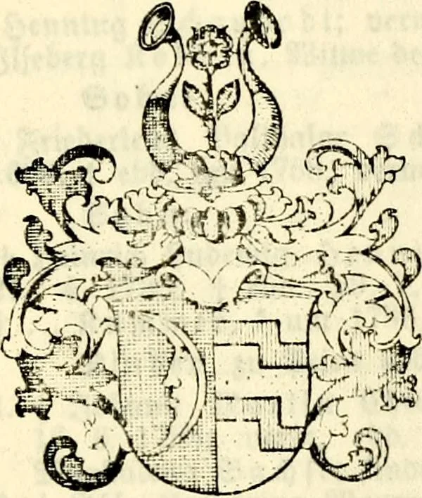 An illustration from Deutsches Geschlechterbuch (Genealogisches Handbuch bürgerlicher Familien.), 1889, leaf 395