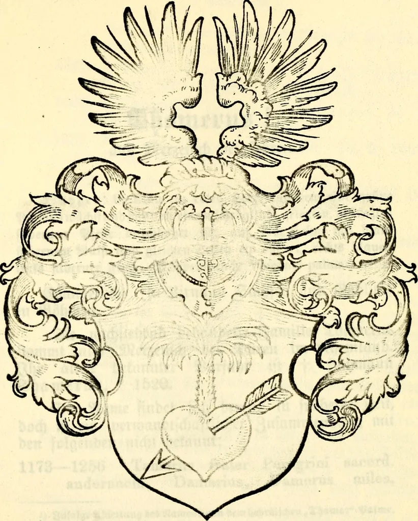 An illustration from Deutsches Geschlechterbuch (Genealogisches Handbuch bürgerlicher Familien.), 1889, leaf 409