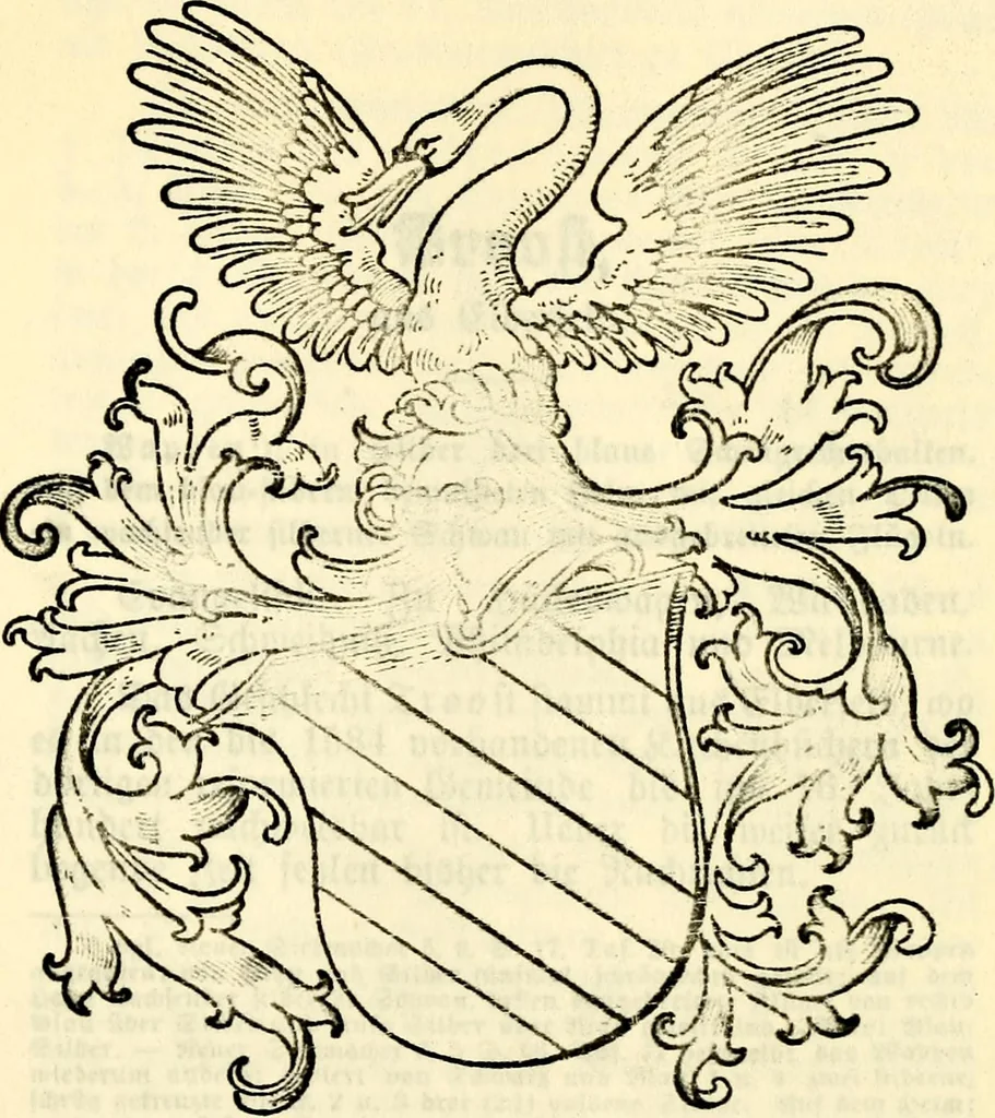 An illustration from Deutsches Geschlechterbuch (Genealogisches Handbuch bürgerlicher Familien.), 1889, leaf 505