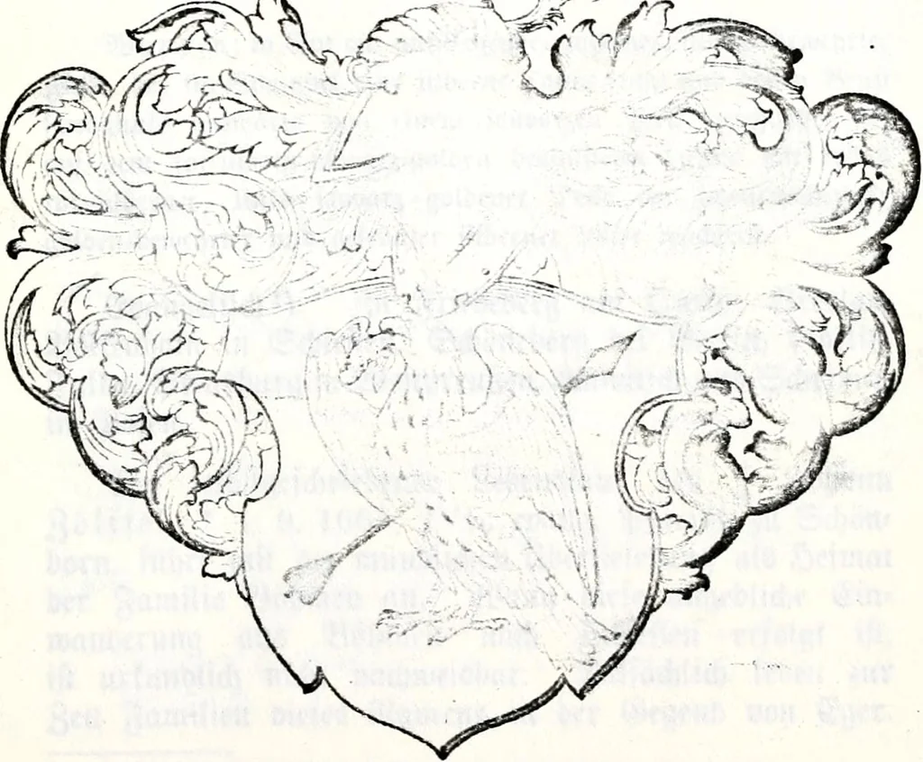 An illustration from Deutsches Geschlechterbuch (Genealogisches Handbuch bürgerlicher Familien.), 1889, leaf 1117