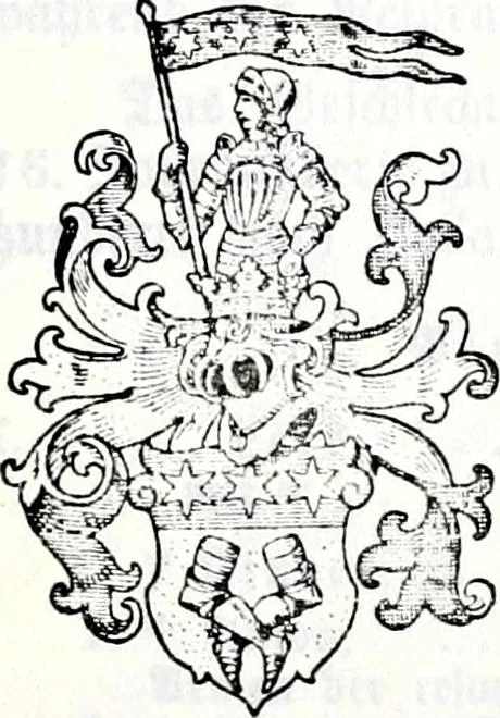 An illustration from Deutsches Geschlechterbuch (Genealogisches Handbuch bürgerlicher Familien.), 1889, leaf 607
