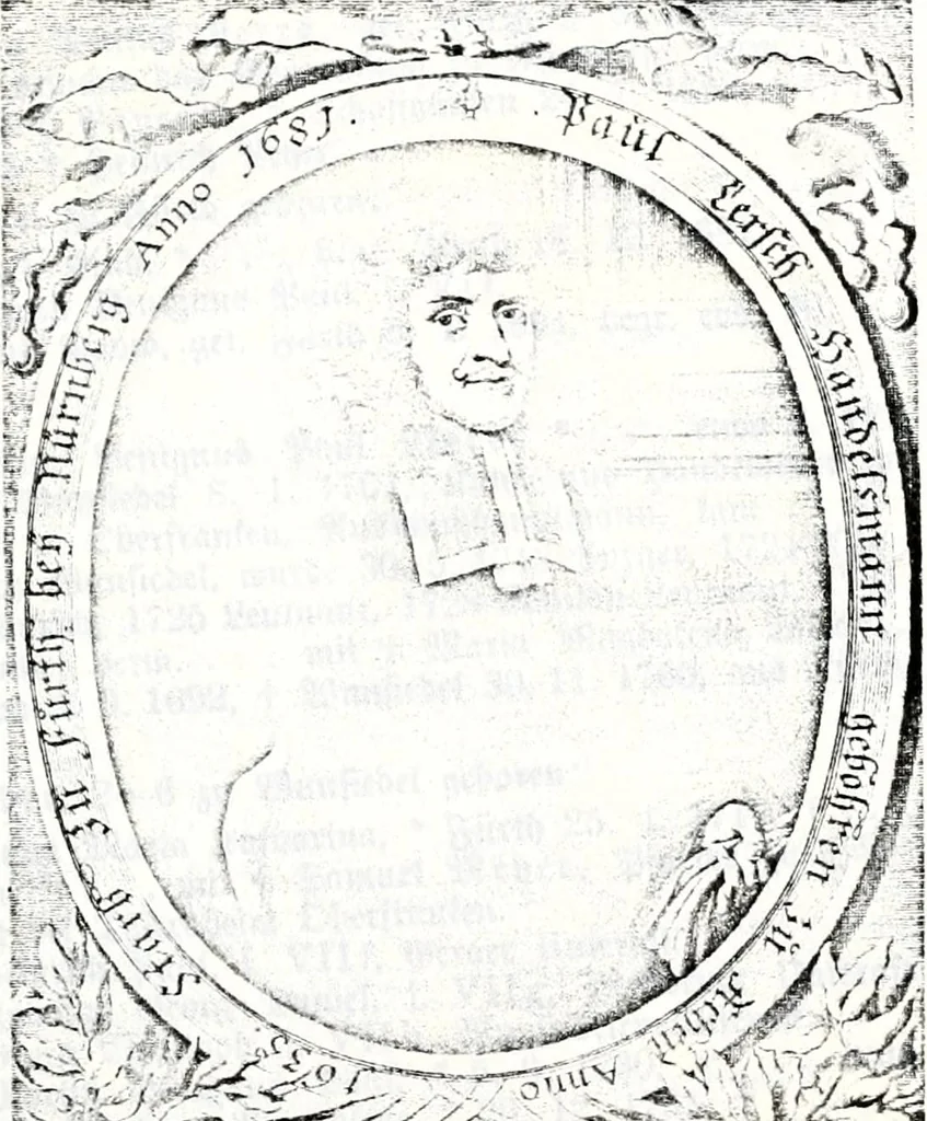 An illustration from Deutsches Geschlechterbuch (Genealogisches Handbuch bürgerlicher Familien.), 1889, leaf 671
