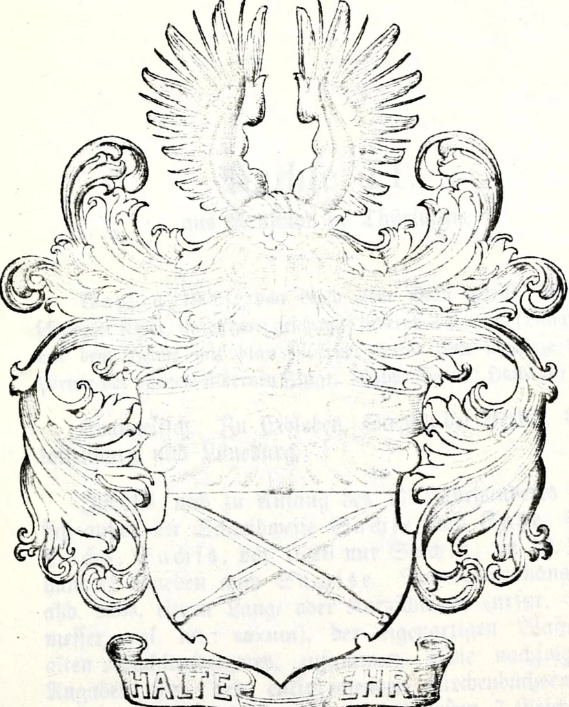 An illustration from Deutsches Geschlechterbuch (Genealogisches Handbuch bürgerlicher Familien.), 1889, leaf 981