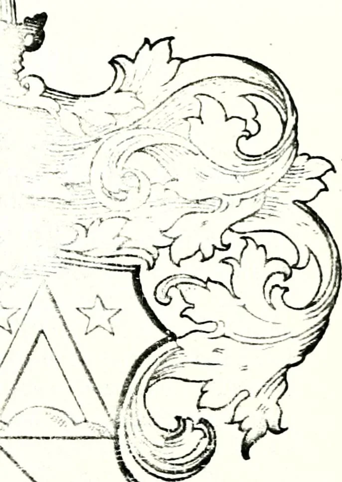 An illustration from Deutsches Geschlechterbuch (Genealogisches Handbuch bürgerlicher Familien.), 1889, leaf 100