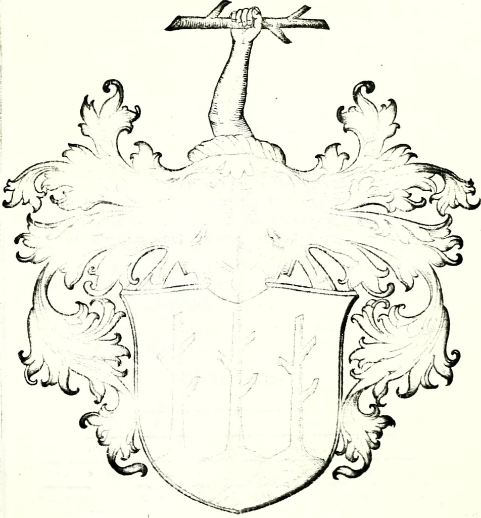 An illustration from Deutsches Geschlechterbuch (Genealogisches Handbuch bürgerlicher Familien.), 1889, leaf 928